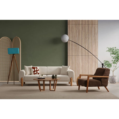 Lyke Sessel in Braun, 92x80 cm von Atelier Del Sofa – Bild 3