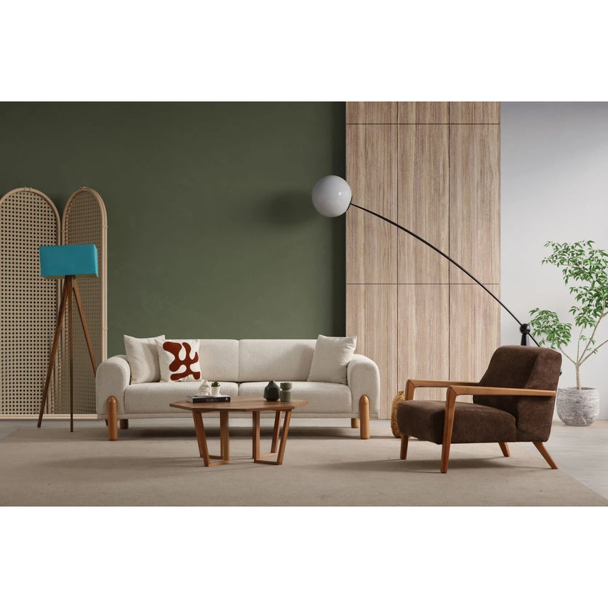 Lyke Sessel in Braun, 92x80 cm von Atelier Del Sofa – Bild 3