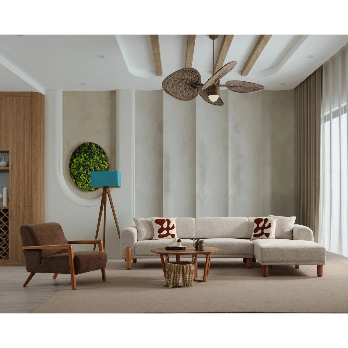 Lyke Sessel in Braun, 92x80 cm von Atelier Del Sofa – Bild 4