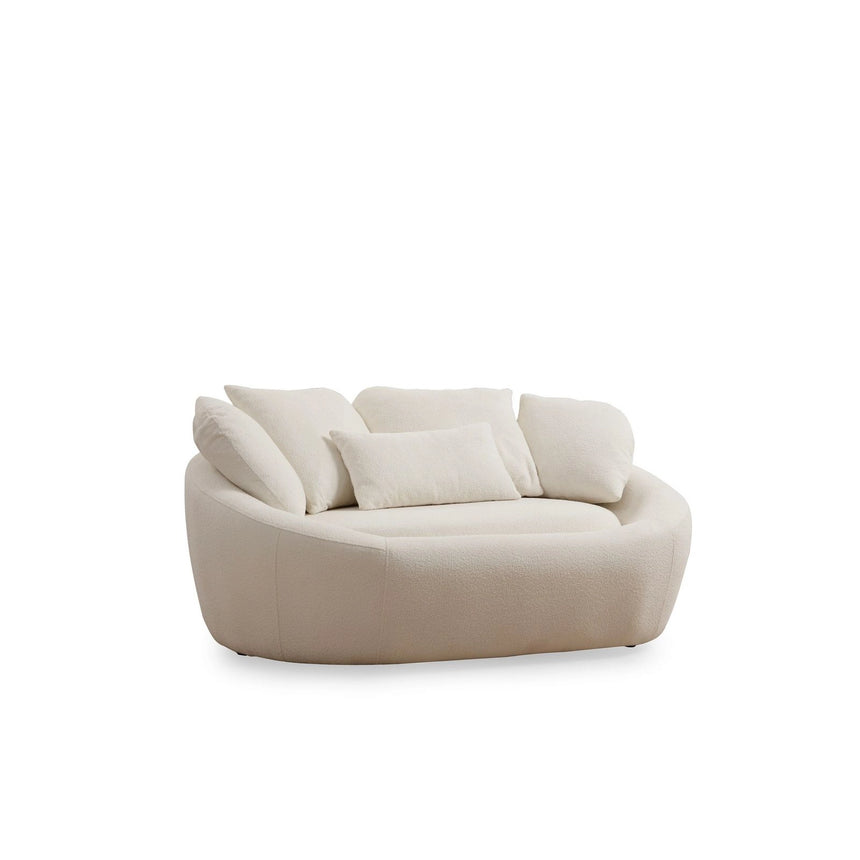 Midye 2-Sitzer Sofa in Creme, 155x120 cm von Atelier Del Sofa – Bild 3