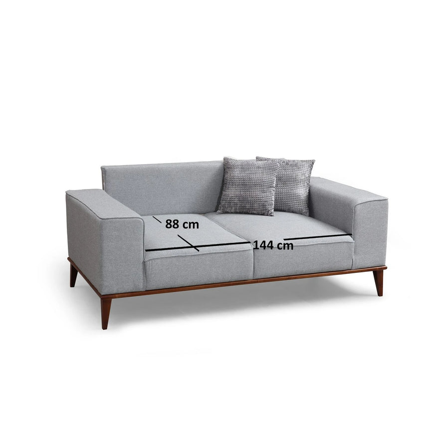 Montana 2-Sitzer Schlafsofa in Grau, 184x91 cm von Atelier Del Sofa – Bild 4