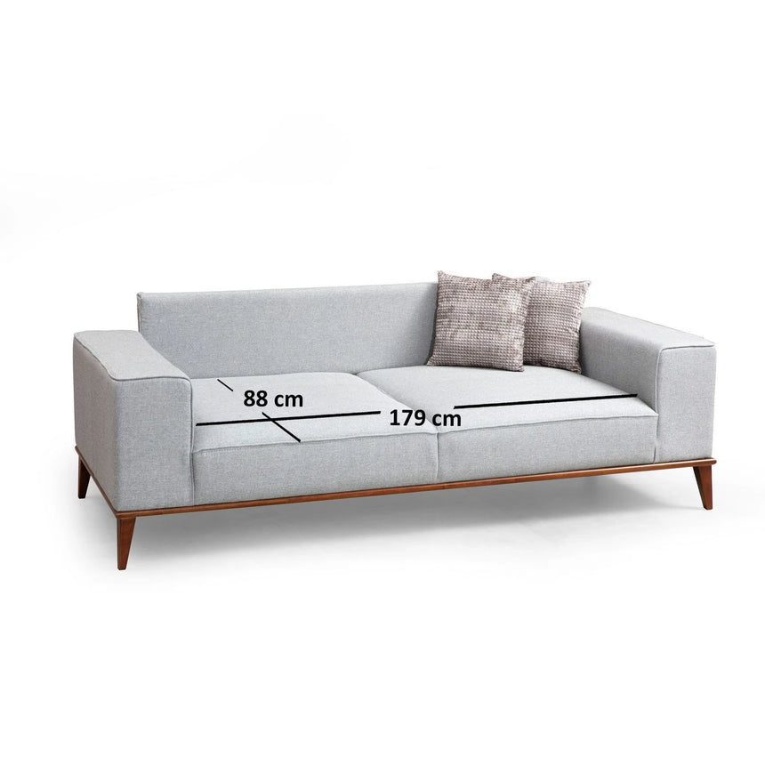 Montana 3-Sitzer Schlafsofa in Grau, 223x91 cm von Atelier Del Sofa – Bild 4