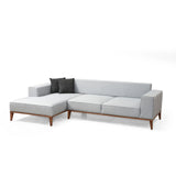 Montana Eckschlafsofa, Linke Seite, in Hellgrau, 288x160 cm von Atelier Del Sofa – Bild 2
