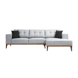 Montana Eckschlafsofa, Rechte Seite, in Hellgrau, 288x160 cm von Atelier Del Sofa – Bild 4
