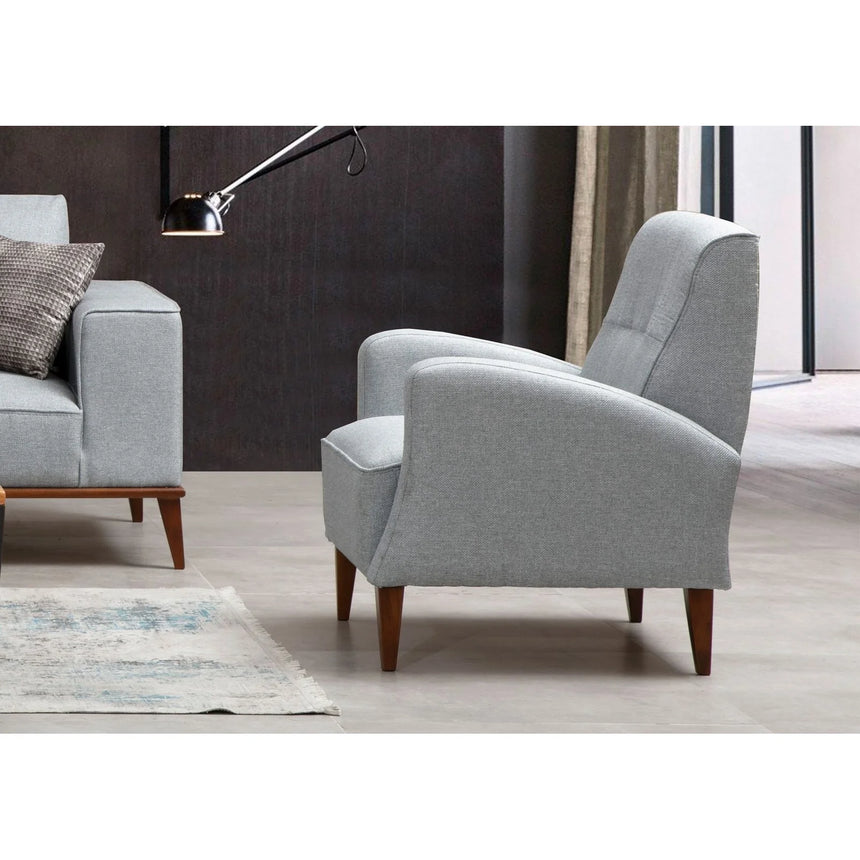 Montana Sessel in Grau, 92x76 cm von Atelier Del Sofa – Bild 1