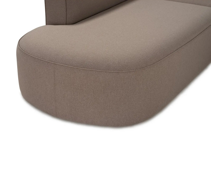Mora Ecksofa, Linke Seite, in Hellbraun, 320x235 cm von Atelier Del Sofa – Bild 14
