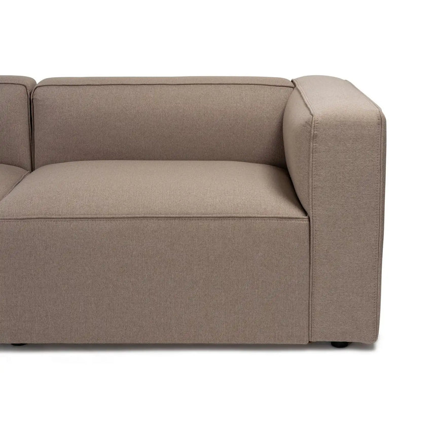 Mora Ecksofa, Linke Seite, in Hellbraun, 320x235 cm von Atelier Del Sofa – Bild 16