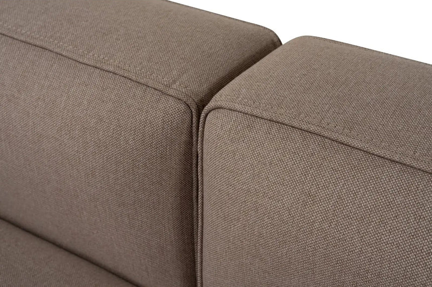 Mora Ecksofa, Linke Seite, in Hellbraun, 320x235 cm von Atelier Del Sofa – Bild 17