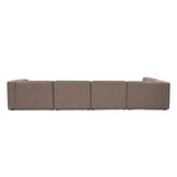 Mora Ecksofa, Linke Seite, in Hellbraun, 320x235 cm von Atelier Del Sofa – Bild 5