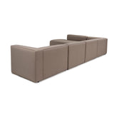 Mora Ecksofa, Linke Seite, in Hellbraun, 320x235 cm von Atelier Del Sofa – Bild 6