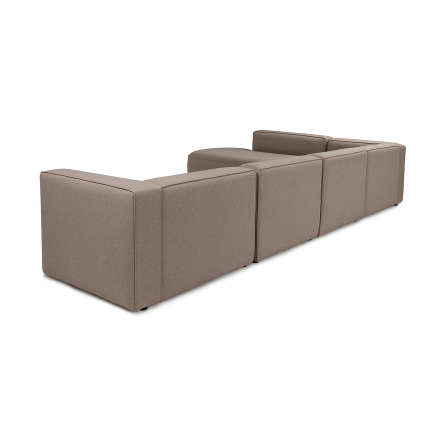 Mora Ecksofa, Linke Seite, in Hellbraun, 320x235 cm von Atelier Del Sofa – Bild 6
