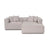 Mora Ecksofa, Rechte Seite, 230x180 cm - ZEN ZONE Furniture