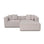 Mora Ecksofa, Rechte Seite, 230x180 cm - ZEN ZONE Furniture