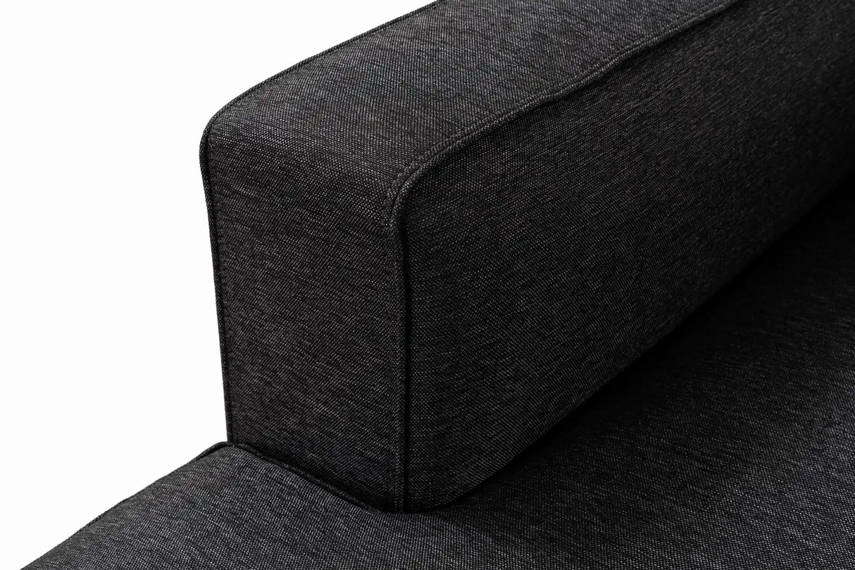 Mora Ecksofa, Rechte Seite, in Anthrazit, 230x180 cm von Atelier Del Sofa – Bild 10