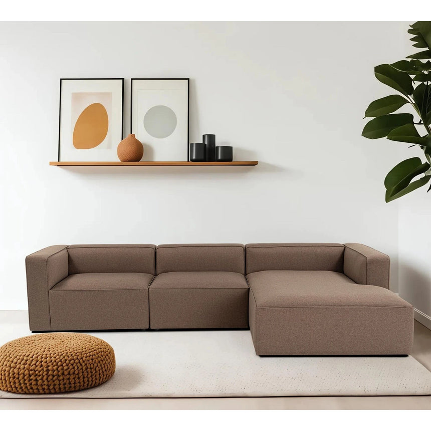 Mora XL Ecksofa, Rechte Seite, in Braun, 320x235 cm von Atelier Del Sofa – Bild 2