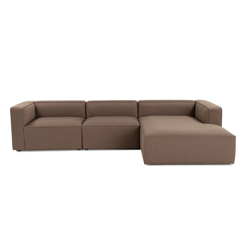 Mora XL Ecksofa, Rechte Seite, in Braun, 320x235 cm von Atelier Del Sofa – Bild 3