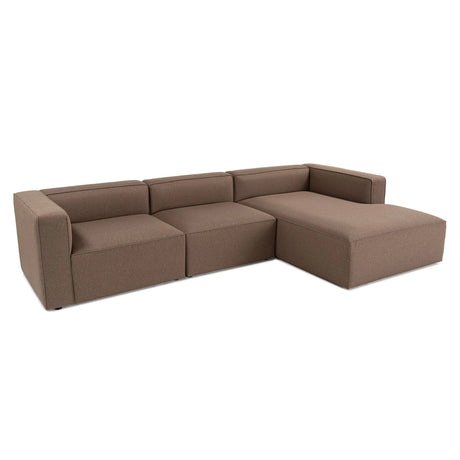 Mora XL Ecksofa, Rechte Seite, in Braun, 320x235 cm von Atelier Del Sofa – Bild 5