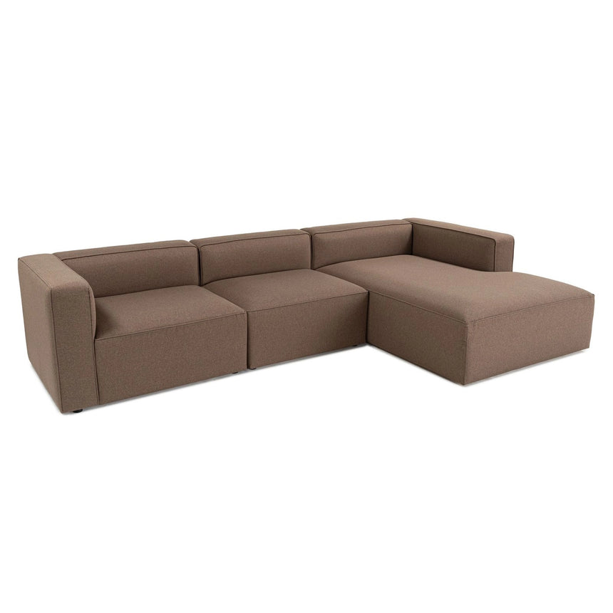 Mora XL Ecksofa, Rechte Seite, in Braun, 320x235 cm von Atelier Del Sofa – Bild 5