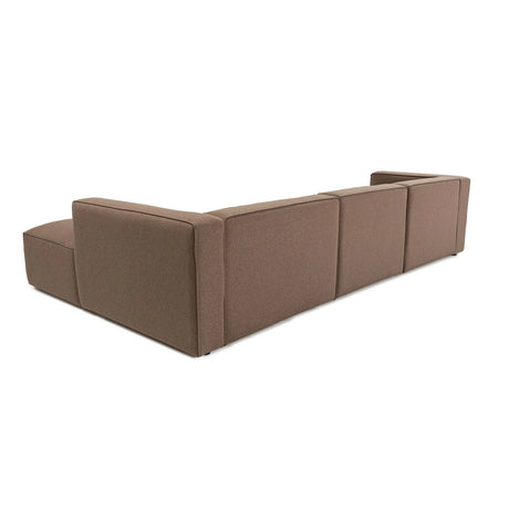 Mora XL Ecksofa, Rechte Seite, in Braun, 320x235 cm von Atelier Del Sofa – Bild 8