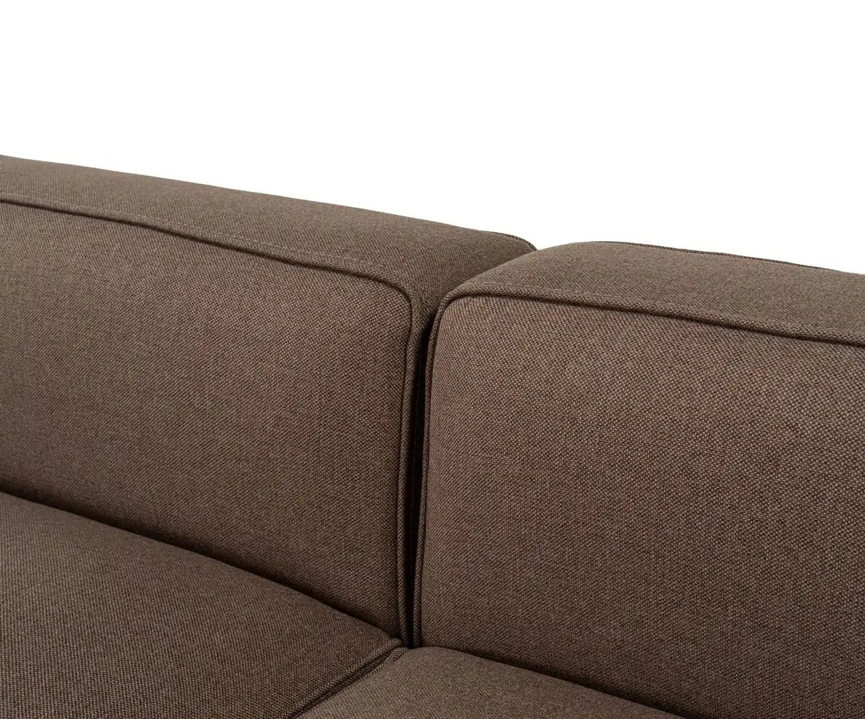 Mora XL Ecksofa, Rechte Seite, in Braun, 320x235 cm von Atelier Del Sofa – Bild 9