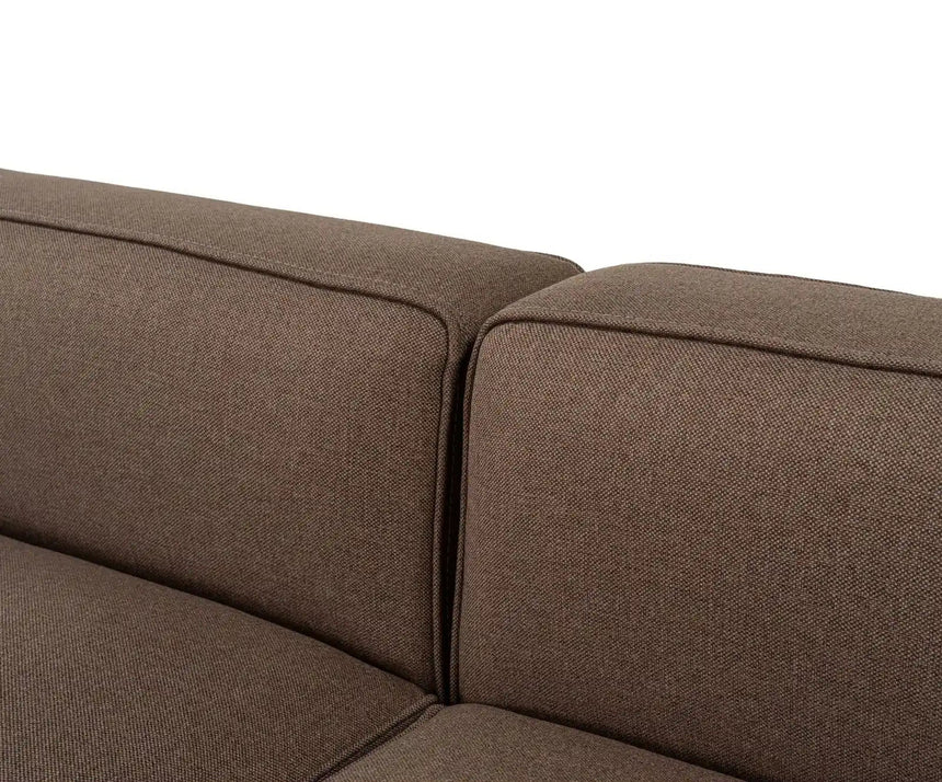 Mora XL Ecksofa, Rechte Seite, in Braun, 320x235 cm von Atelier Del Sofa – Bild 9