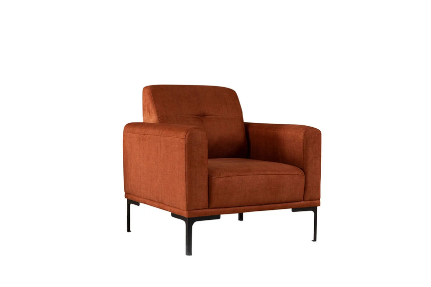 Mustang Sessel in Orange, 88x88 cm von Atelier Del Sofa – Bild 5