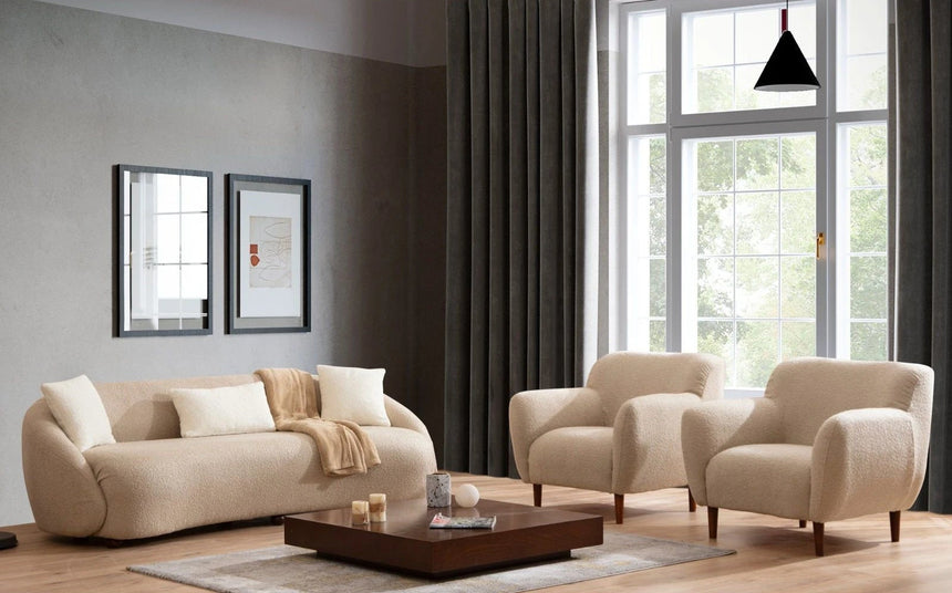 Napoli Sessel in Cappuccino, 96x95 cm von Atelier Del Sofa – Bild 2