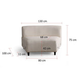 Pars Ecksofa in Creme, 390x100 cm von Atelier Del Sofa – Bild 11
