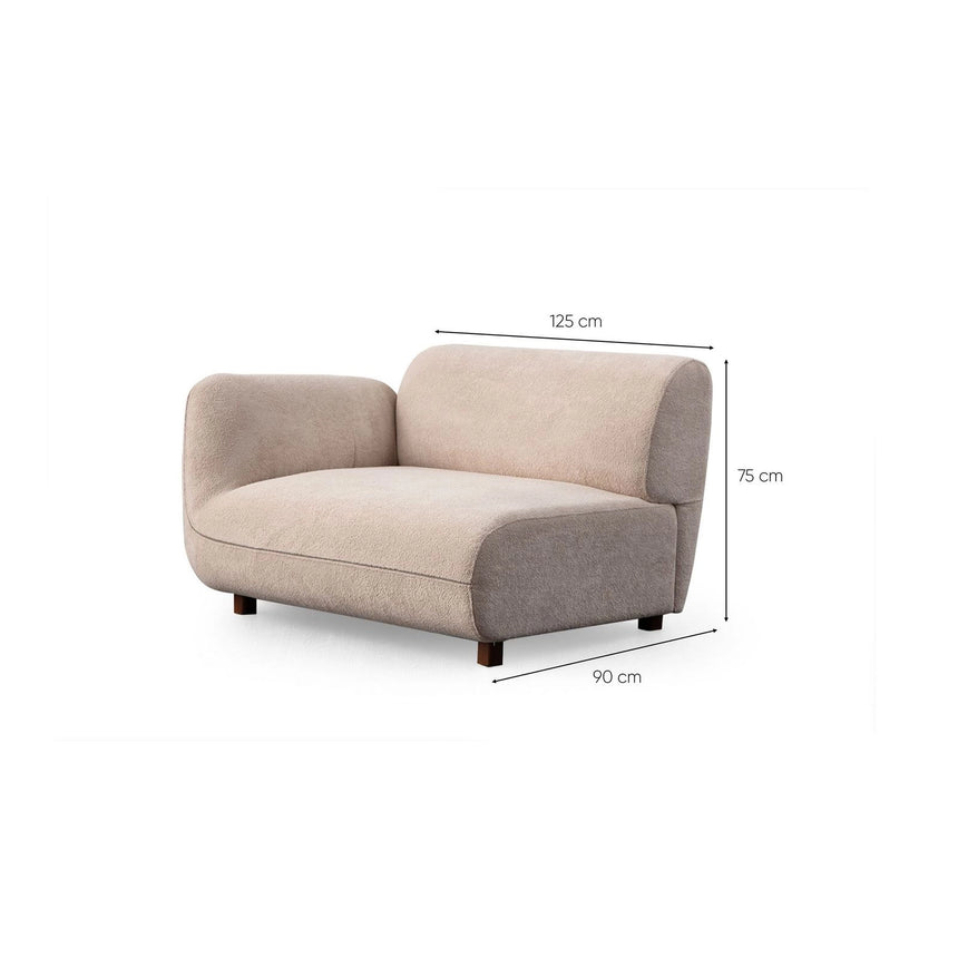 Pavia 3-Sitzer Sofa in Creme, 345x90 cm von Atelier Del Sofa – Bild 10