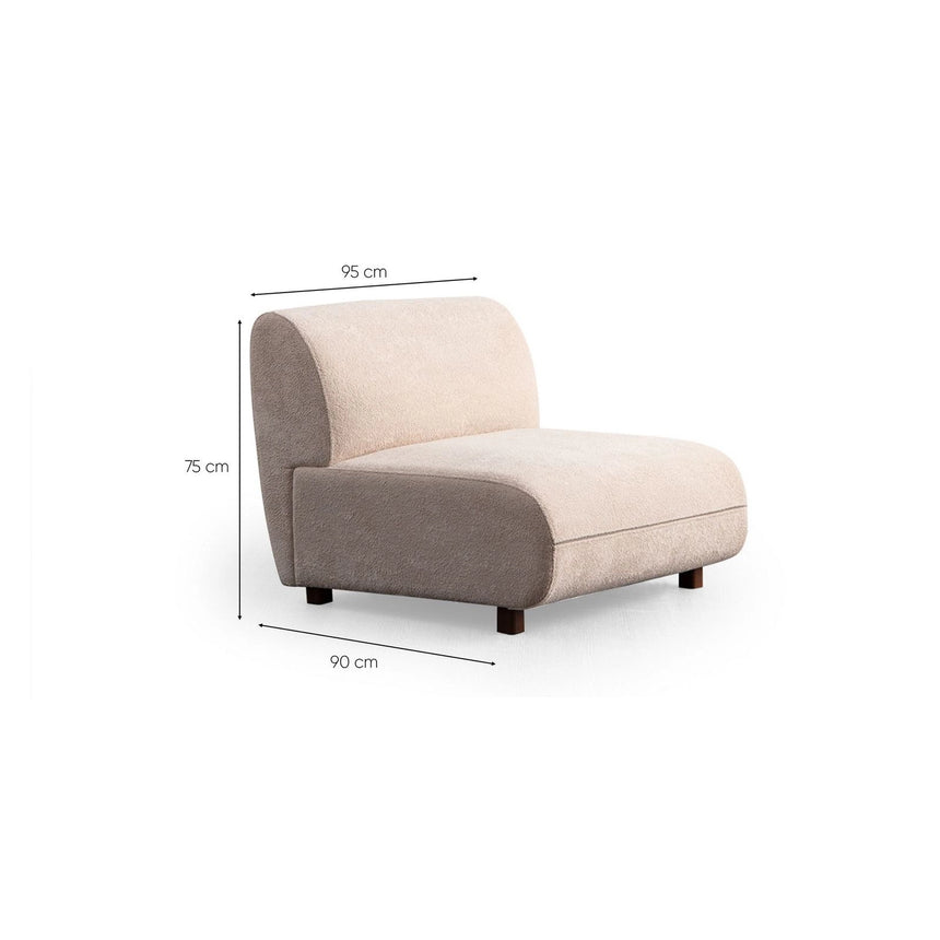 Pavia 3-Sitzer Sofa in Creme, 345x90 cm von Atelier Del Sofa – Bild 11