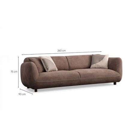 Pavia 4-Sitzer Sofa, 260x90 cm - ZEN ZONE Furniture