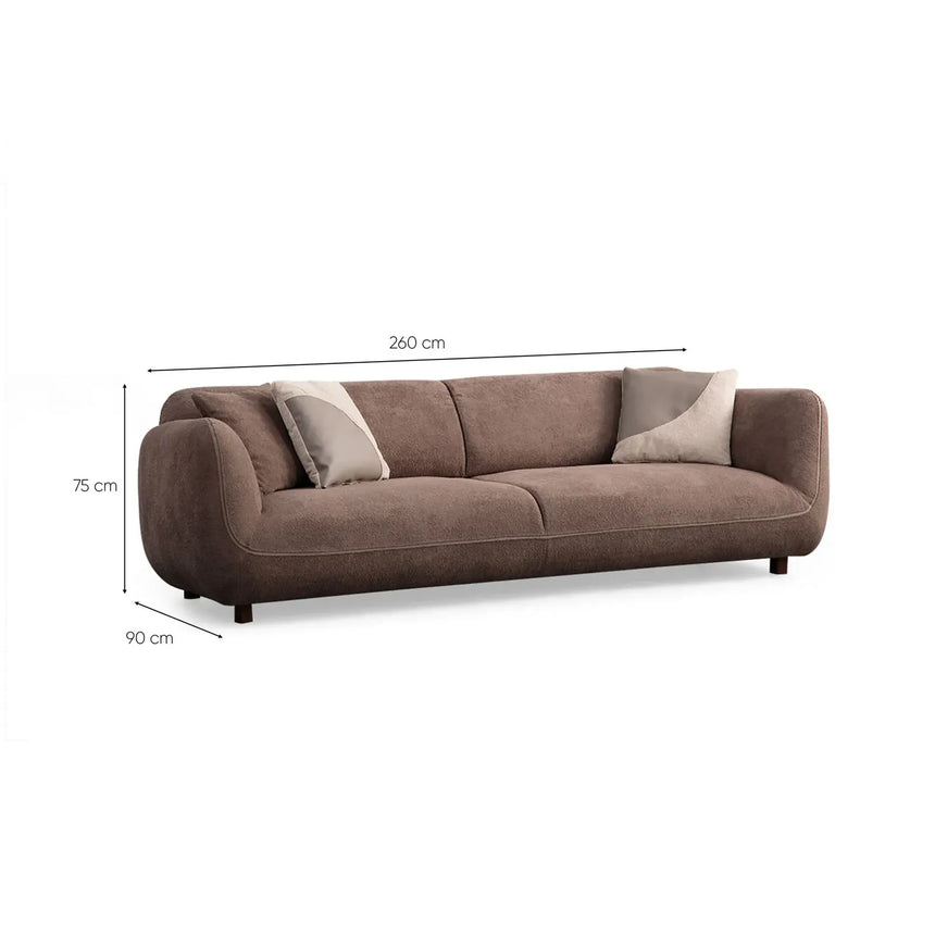 Pavia 4-Sitzer Sofa, 260x90 cm - ZEN ZONE Furniture