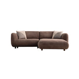 Pavia Ecksofa, Rechte Seite, in Braun, 250x170 cm von Atelier Del Sofa – Bild 7