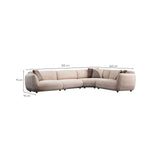 Pavia Ecksofa in Creme, 335x240 cm von Atelier Del Sofa – Bild 12