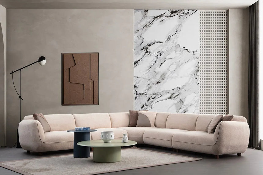 Pavia Ecksofa, symmetrisch, 335x335 cm von Atelier Del Sofa – Bild 1