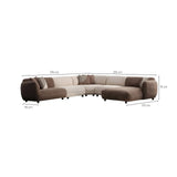 Pavia Ecksofa, symmetrisch, 335x335 cm - ZEN ZONE Furniture