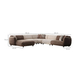 Pavia Ecksofa, symmetrisch, 335x335 cm - ZEN ZONE Furniture