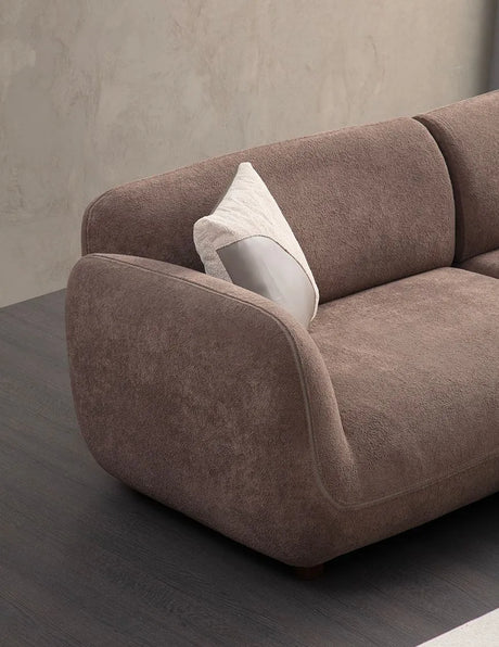 Pavia Ecksofa, symmetrisch, in Cremebraun, 335x335 cm von Atelier Del Sofa – Bild 3