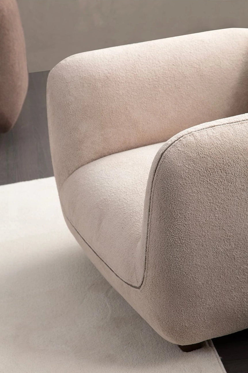 Pavia Sessel in Creme, 115x90 cm von Atelier Del Sofa – Bild 2
