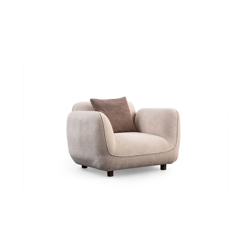 Pavia Sessel in Creme, 115x90 cm von Atelier Del Sofa – Bild 3