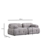 Petite 2 2-Sitzer Ecksofa, Rechte Seite, 190x160 cm - ZEN ZONE Furniture