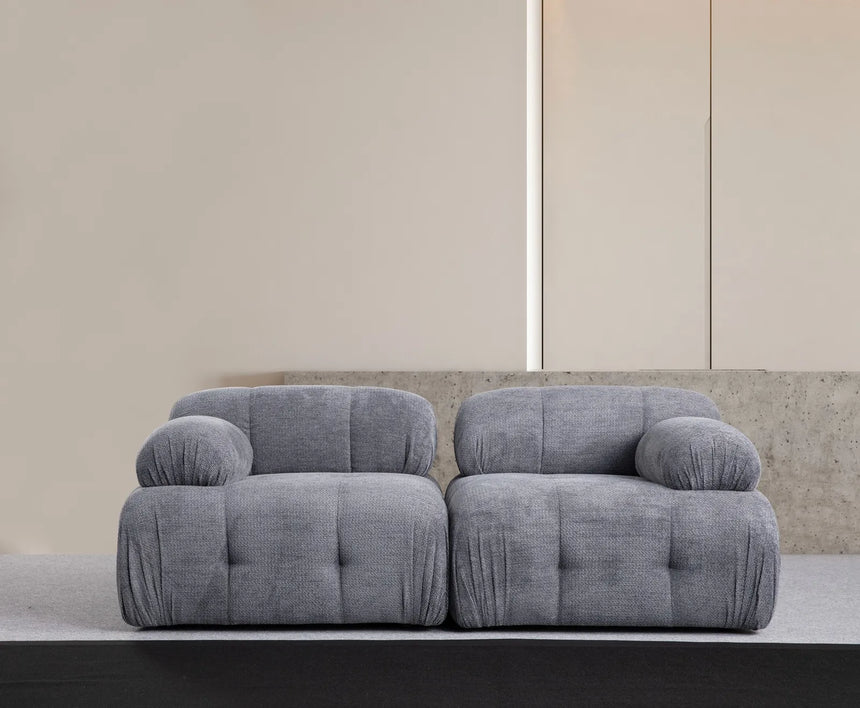 Petite 2 2-Sitzer Sofa in Grau, 190x95 cm von Atelier Del Sofa – Bild 1