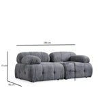 Petite 2 2-Sitzer Sofa, 190x95 cm - ZEN ZONE Furniture