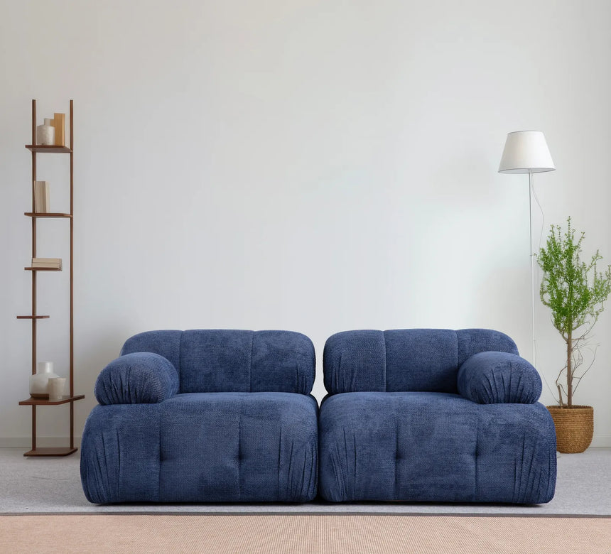Petite 2 2-Sitzer Sofa in Nachtblau, 190x95 cm von Atelier Del Sofa – Bild 1