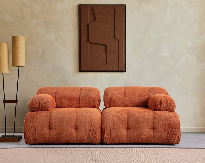 Petite 2 2-Sitzer Sofa in Orange, 190x95 cm von Atelier Del Sofa – Bild 1