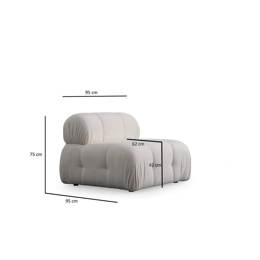 Petite 3 3-Sitzer Ecksofa, Rechte Seite, 290x160 cm - ZEN ZONE Furniture