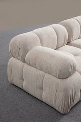 Petite 3 3-Sitzer, Rechte Seite, Ecksofa in Creme, 290x160 cm von Atelier Del Sofa – Bild 2
