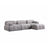Petite 3 3-Sitzer Ecksofa, Rechte Seite, 290x160 cm - ZEN ZONE Furniture