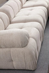Petite 3 3-Sitzer Sofa in Creme, 290x95 cm von Atelier Del Sofa – Bild 3