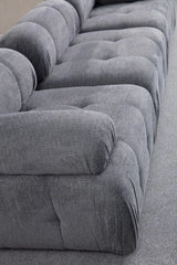 Petite 3 3-Sitzer Sofa in Grau, 290x95 cm von Atelier Del Sofa – Bild 2
